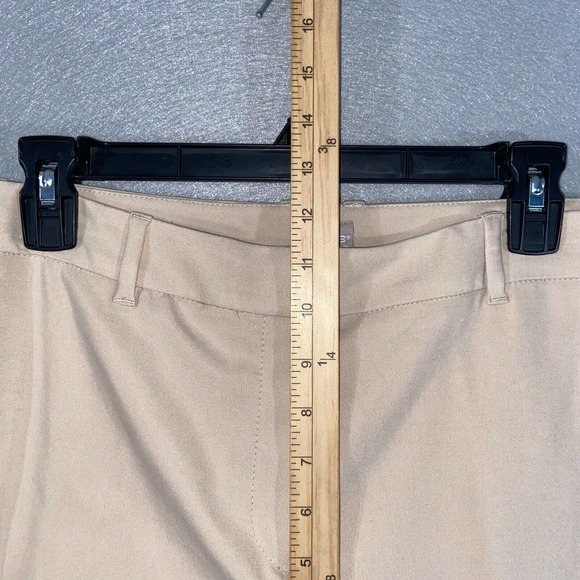 Chicos Pants Womens 2R Beige Pockets Belt Loop High Rise Business Casual - Picture 5 of 14